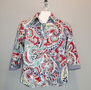 Chaps Button up shirt Size M